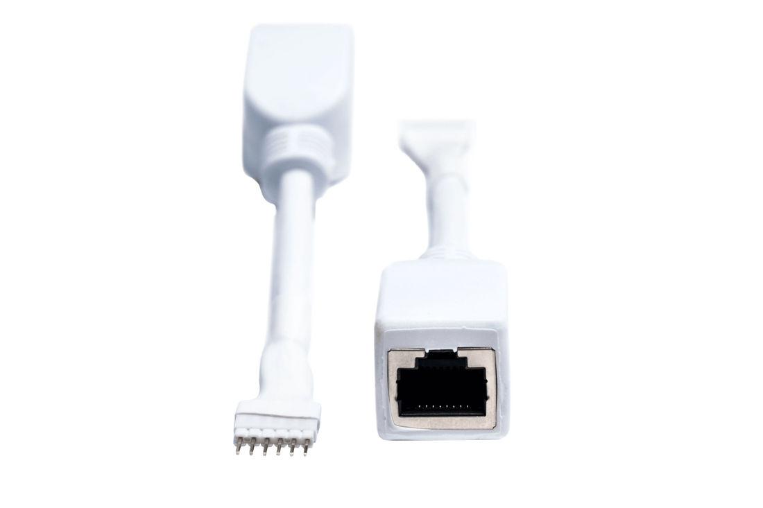 RJ45 to 6-Pin Ethernet Cable Adapter